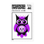 Purple Sugar Skull Owl Postage