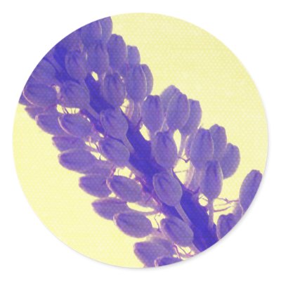 Purple Summer Flower Stickers by emele2