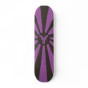 purple sun guns skateboards by blooble purple sun guns skateboards