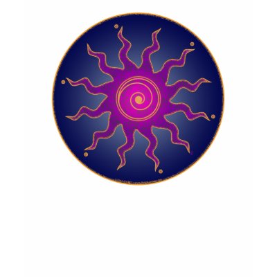 Purple Sun Tee Shirts by MaureenGrey