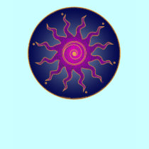 Purple Sun t-shirts by MaureenGrey Purple Sun t-shirts