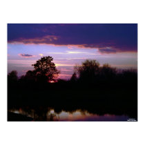 Purple Sunset Poster posters