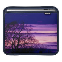 Purple Sunset Tree Silhouette iPad sleeve ipad sleeves