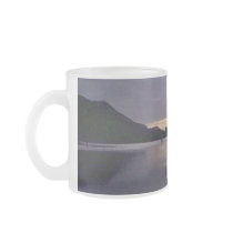 Purple Sunset Watercolor - Psalm 16:6 mugs