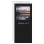 Purple Sunset Watercolor - Psalm 16:6 Custom Rack Card