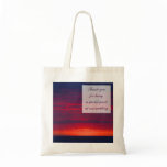 Purple Sunset Wedding Favour Bag for guests bags