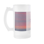 Purple Sunset Wedding Grooms Wedding Glass mugs
