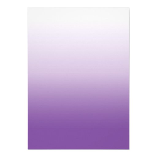 Purple Sunset Wedding Invitation
