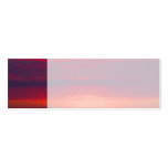 Purple Sunset Wedding Place Name Card business cards