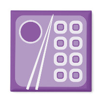 purple sushi magnets