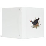 Purple Swamphen 3 Ring Binder