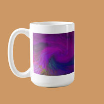 Purple Swirl Abstract mugs by Perlyyyy Purple Swirl Abstract mugs