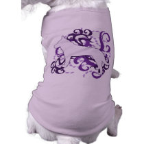 Purple Swirl Australian Cattle Dog pet clothing by MenagerieMayhem Purple Swirl Australian Cattle Dog pet clothing