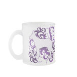 Purple Swirl Beauceron Coffee Mugs