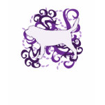 Purple Swirl Bloodhound Shirt
