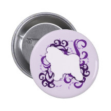 Purple Swirl Bolognese Pin