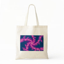 Purple Swirl - Fractal Art Canvas Bags
