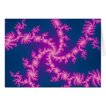 Purple Swirl - Fractal Art Greeting Cards
