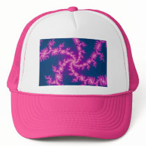 Purple Swirl - Fractal Art Trucker Hat