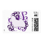 Purple Swirl Lhasa Apso postage
