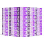 Purple Swirl Maze Squares Custom Binder binders