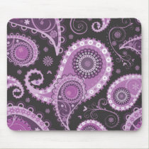 Purple swirl mousepads