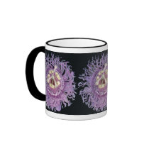 PURPLE SWIRL mugs by KABSANNIE PURPLE SWIRL mugs