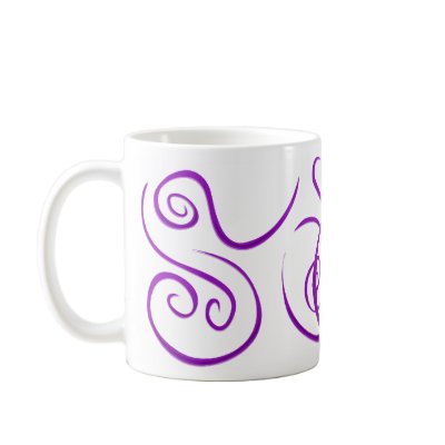 Purple Swirl Mug by WendyMilonas