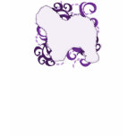 Purple Swirl Old English Sheepdog t-shirts
