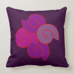Purple Swirls American MoJo Pillow