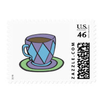Purple Teacup Stamp