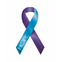 Purple/Teal Ribbon t-shirts