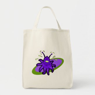 Purple Tentacle Alien bag