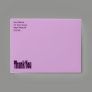 purple thank you