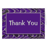 purple Thank You Greeting Cards