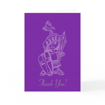 purple thank you note card by emchscrusaders purple thank you note card