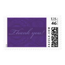 Purple Thank You Postage Stamp