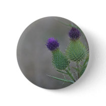 Purple Thistles buttons