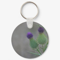Purple Thistles keychains