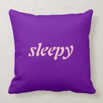 purple thorw pillow
