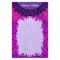 Purple TieDye Stationery