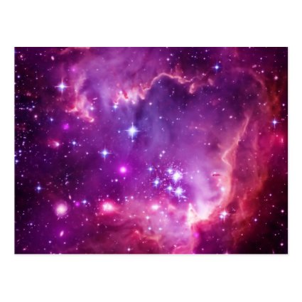 Purple Tinted Small Magellanic Cloud Postcard