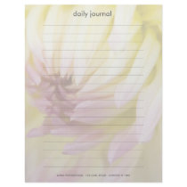 Purple Tipped White Dahlia letterhead