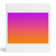 purple top orange bottom gradient background vinyl binders