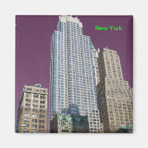 Purple Town Magnet
