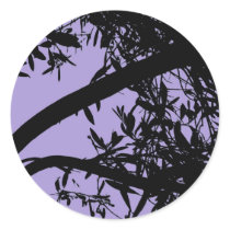Purple Tree Branch Stickers by emele2 Purple Tree Branch Stickers
