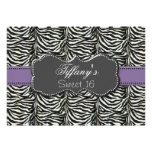 purple trendy Sweet Sixteen party Invitation invitations