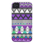 Purple Tribal 2 Pattern iPhone 4/4S Case-Mate Case casemate cases