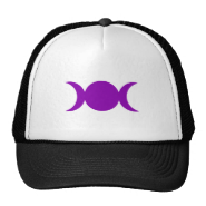 Purple Triple Goddess Hat