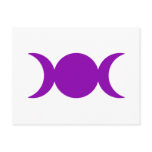 Purple Triple Goddess Postcards